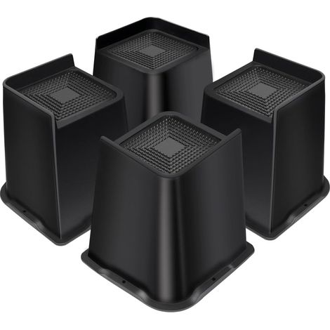Lot de 4 rehausseurs de lit surdimensionnés et robustes en forme de L pour canapés, canapés, bureaux (1/5)
