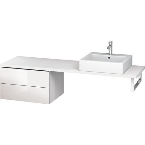 Armario consola bajo L-CUBE 620x477x400mm cerezo Ticino