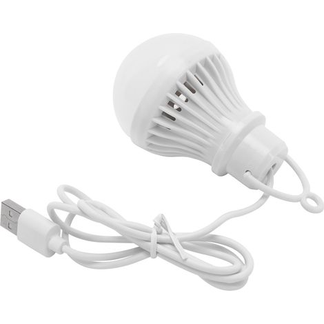 Lampe LED 5W basse tension USB 5V blanc froid pour camping extérieur et urgence familiale (1/5)