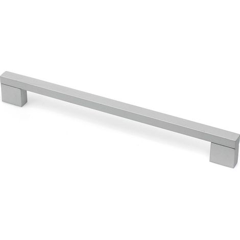 Asa de aluminio con acabado anodizado mate, dimensiones:206x9x27mm y entrepuntos:192mm - (1/4)