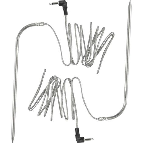 Sonde de rechange haute température pour viande, lot de 2 sondes étanches pour barbecue --- (1/5)