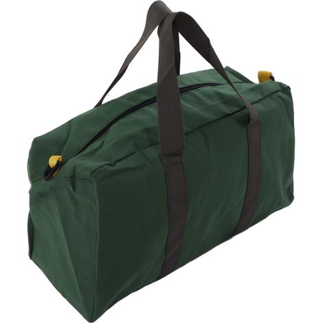 Borsa per attrezzi manuali, impermeabile, resistente, di grande capacità, in tela, a bocca larga, per elettricisti di carpenteria, 18 pollici