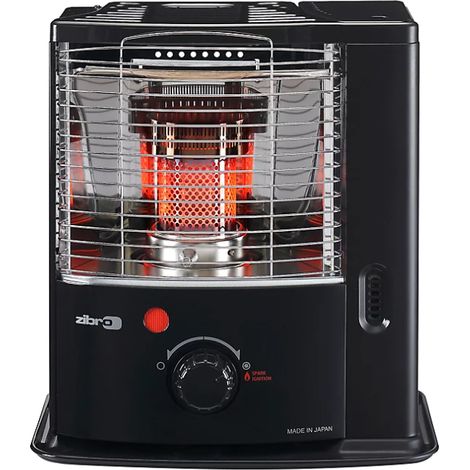 Zibro – Poêle à pétrole à mèche 2,2 kW – Autonomie 17,5h – Surface 14-32 m2 – Allumage automatique – Système de contrôle CO2