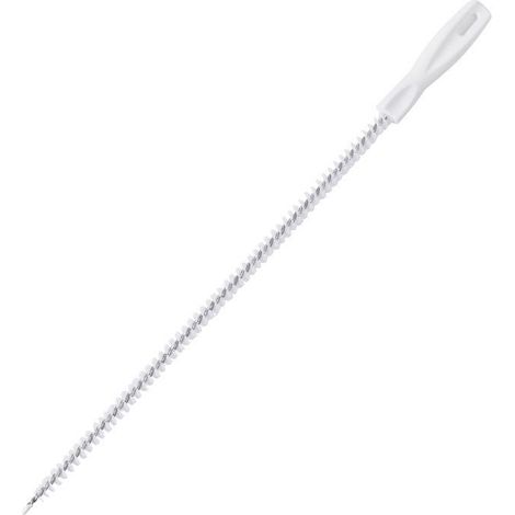 Brosse de débouchage de canalisation 45 cm en PP et nylon, outil flexible de nettoyage pour évier, lavabo, douche et tuyaux, attrape-cheveux et débris pour entretien domestique (1/5)