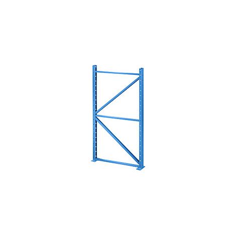 Marco soporte  profundidad 1260 mm  altura 2000 mm  azul