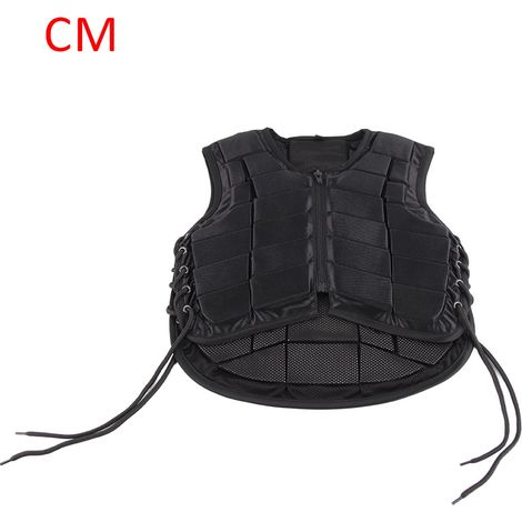 Gilet de sécurité confortable pour équitation, entraînement enfant garçon fille, protection rembourrée, taille enfant (1/5)