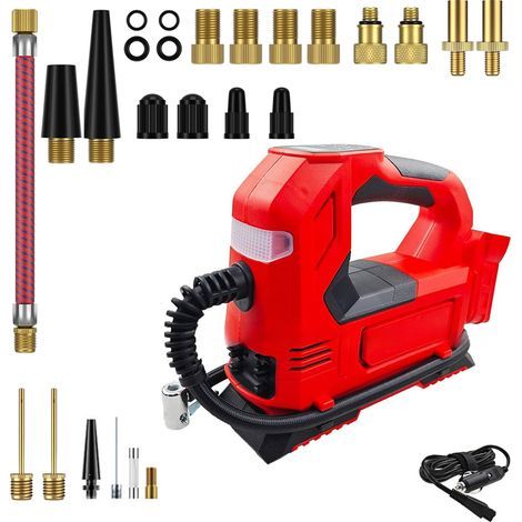 Andyou – Compresseur électrique 150 PSI – Alimentation batterie Milwaukee M18 – Gonfleur avec écran LCD – Arrêt automatique – 20 min d'autonomie (1/5)