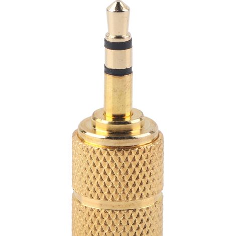 Adaptateur Audio Stéréo 3.5mm Mâle vers 6.5mm Femelle pour Casque (1/5)