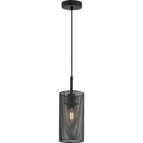 Suspension décorative 1xE14 23W IP20 – Noir (1/4)