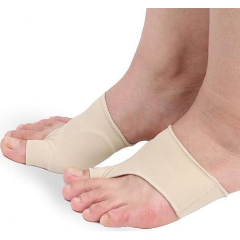 Manchon Podologique - Pour Soulagement Oignons Hallux Valgus - Protection Articulations Orteils - Lavable Réutilisable - Taille Unique (1/5)