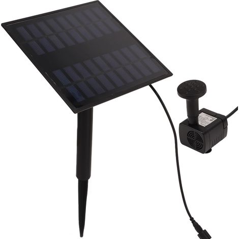 Hocheffiziente Solarpumpe für Springbrunnen und Vogeltränken, 1,8 W, ideal für Gärten, Teiche und Freibäder. (1/4)