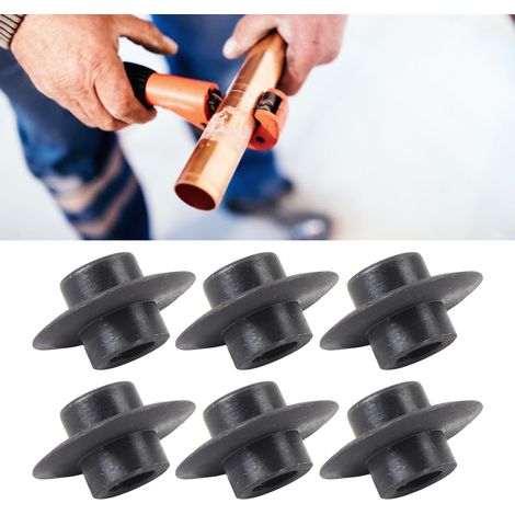 6 lames de rechange pour pneus n° 2 de 33,5 × 18 × 9 mm, utilisées pour changer les roues sur les machines de coupe de tubes à virole et les machines de coupe de tubes en cuivre. (1/5)