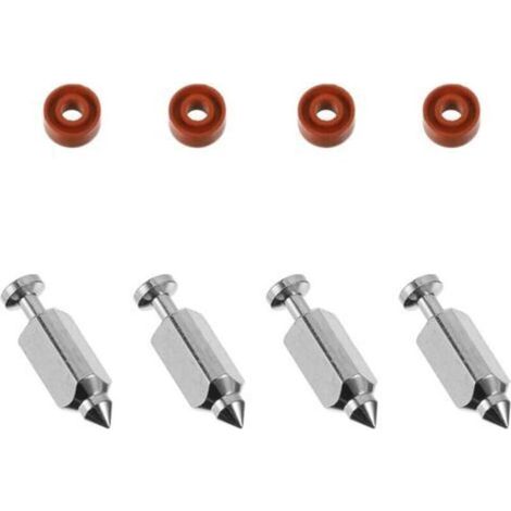 Briggs Stratton 398188 Kit de siège d'aiguille de valve de carburateur, valve à aiguille flottante pour moteur de tondeuse à gazon (1/4)