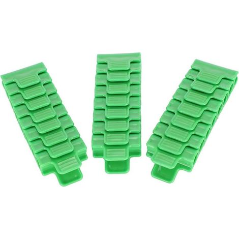 24-piece greenhouse film clip set made of plastic, garden tools, greenhouse accessories for 11 mm tubing (1/4)
