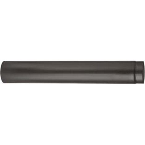 Tubo porcellanato per stufe a legna - Ala Smalto Top - Nero Opaco - Misure: ø mm 120x500h