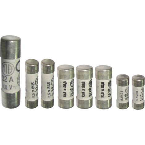 Assortiment de 8 fusibles céramique- Tibelec (1/2)