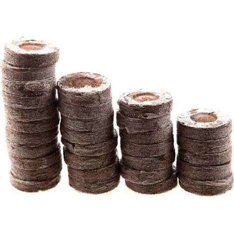 110 pièces Professional Peat Pellets plante Starting Soil Block Seedling (1/5)