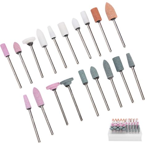 100 pièces Fraises Diamantées pour Polissage Dentaire et Ongles, Kit de Burs pour Meulage et Perçage en Pierre (1/5)