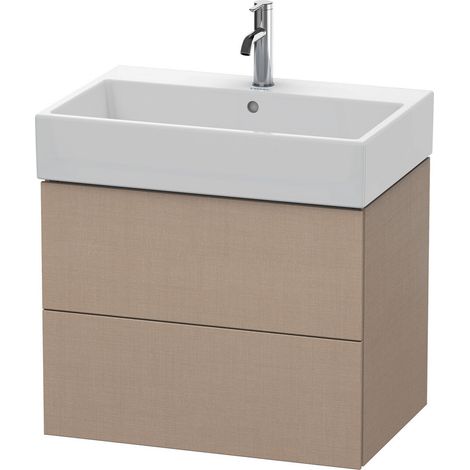 Duravit L-Cube mueble bajo lavabo suspendido, 2 cajones,