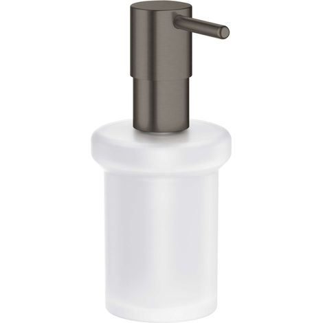 Grohe Essentials - Dispensador de jabón líquido, grafito oscuro cepillado 40394AL1