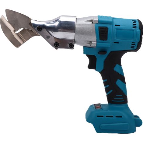 Ciseaux à métaux sans fil adaptés pour Makita BL1815 BL1830 BL1850 BL1860 Ciseaux à tapis en cuir sans balais à batterie 400 Nm rotatif à 360 degrés bleu (1/5)
