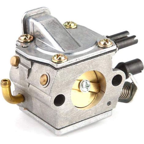 Carburateur Carb Compatible avec S-TIHL MS340 MS350 MS360 034 036 Compatible avec Zama C3A-S31E avec conduite de carburant, Ensoleillé (1/4)