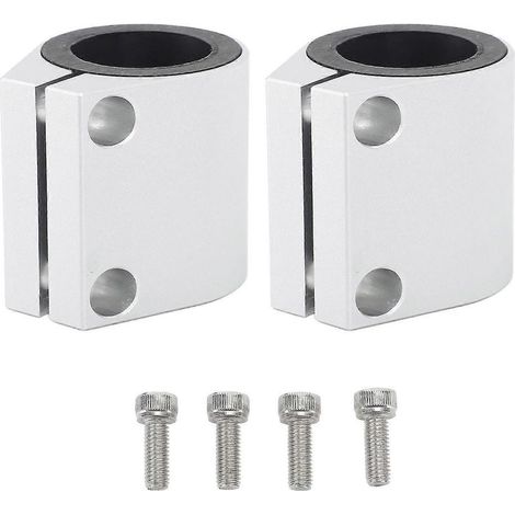 2024 Lot de 2 colliers de serrage d'échappement haute température 1 pouce en aluminium, à joint bout à bout, pour Banshee 1987 à 2006 (1/4)