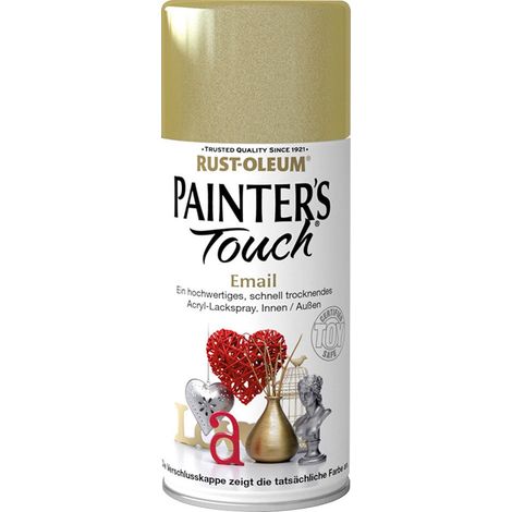 Rust-Oleum Acryl Lackspray 150 ml metallic gold Kreidefarbe