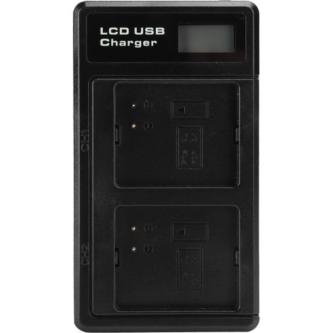 Batterie A-1 avec chargeur double emplacement LCD pour caméras Arlo Pro/Pro 2 VMA4400 2440 mAh (1/5)