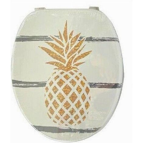 Trade Shop - UNIVERSAL PVC WC-SITZ MIT ANANAS 59026 - (1/2)