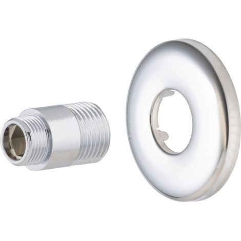 Racor para WC Lavabo QUICK PLOMBERIE - M 1/2 M 3/8 con Floron (1/4)