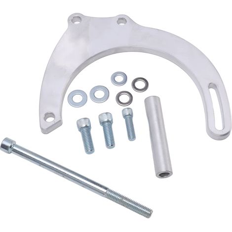 Montagesatz für lange Wasserpumpe, Lichtmaschine, Beifahrerseite, CNC-gefrästes Aluminium, Ersatz für Small-Block-Chevy. (1/5)