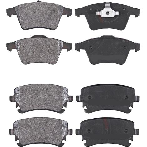 KIT PASTIGLIE FRENO ANTERIORI E POSTERIORI compatibile con CITROEN C3 II (SC) / PASTIGLIE FRENANTI AUTO OEM FDB4288,FDB1083 FDB4260 / SOSTITUZIONE DIRETTA / BASSA POLVERE / SILENZIOSO