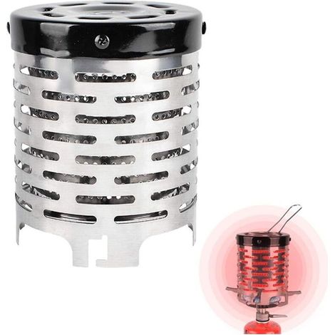 0 – Chauffage de camping au gaz en acier inoxydable – Haute efficacité thermique – Portable et léger – Pour randonnée et extérieur (1/4)