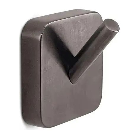 Badewandhaken Tonga 2er Set gun metal, selbstklebend, 4,9 x 4,7 x 3,1 cm (1/2)