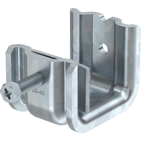 OBO Bettermann Garra de viga versión pesada 20-40mm Acero galvanizado en caliente, 1486288