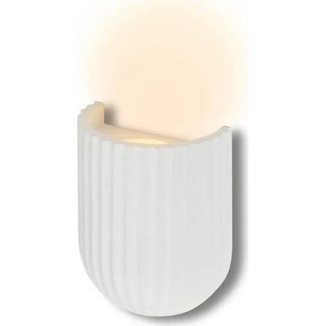 [GEBRAUCHT] B-Ware Osram Wandleuchte Plaster Routes Wandlampe Gips Leuchte Gu10 Led Weiß Innen