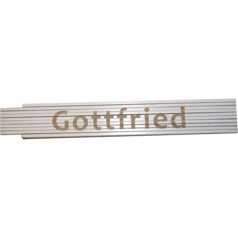 Zollstock Gottfried 2 m weiß Zollstock