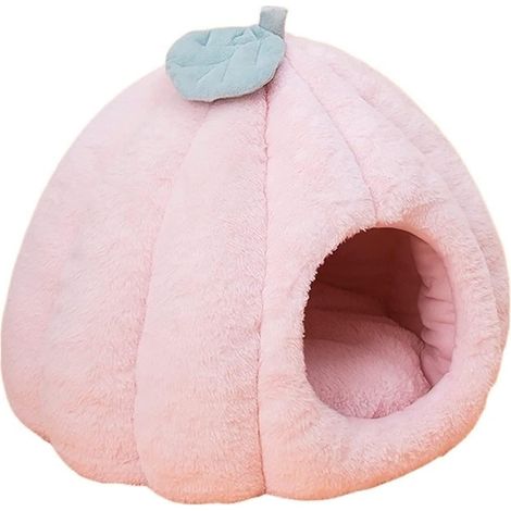 Canapé citrouille pour chat, maison pour chat, tapis chaud pour chat, yourte, tapis pour chat, coussin pour chien, nid amovible et lavable, couverture pour chat, accessoires pour chat (1/5)