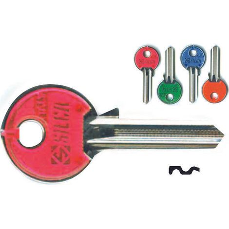 Chiavi per cilindri cisa 5 spine piccole cs7nsl - cs7nsl dx slim fluo colori assortiti