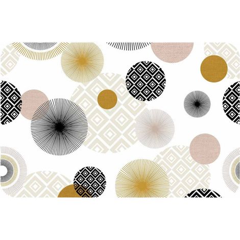 Set de Table Imprimé "Zoya" 30x44cm Noir