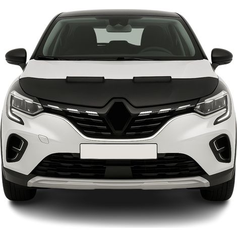 OMAC Protège Capot pour Renault Captur 2013-2019 Masque de voiture vinyle Noir (1/5)