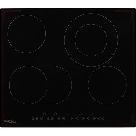FIMEI Plaque de cuisson Céramique 4 brûleurs Contrôle tactile 6600 W (1/5)
