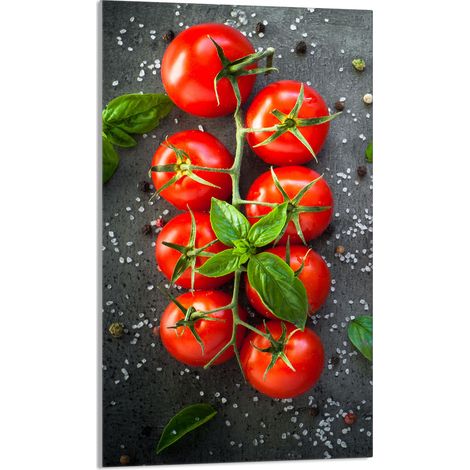 TAGLIERE IN VETRO 30x52 Pomodori (1/5)
