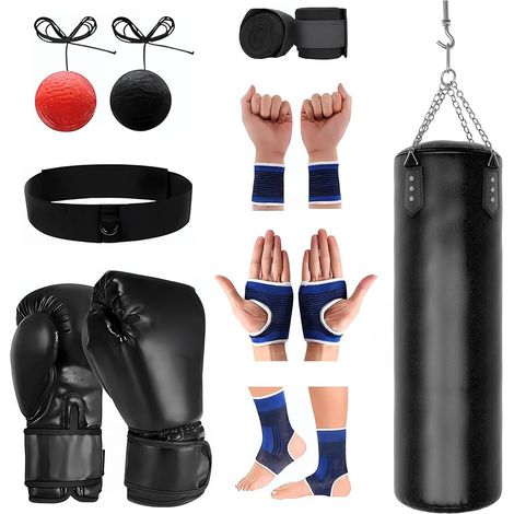 Suspension Sac De Frappe, Punching Ball Lourd De 120 CentimèTres, Sac De Boxe pour Enfants, Adolescents Et Adultes (Non Rempli) (1/5)