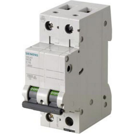 Interrupteur Siemens 5sl4216-6 16 A 400 V modular (1/2)