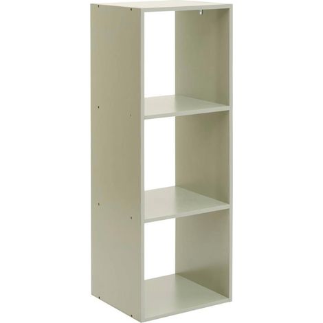Étagère Enfant 3 Cases "Mix n'Modul" 94cm Vert (1/2)