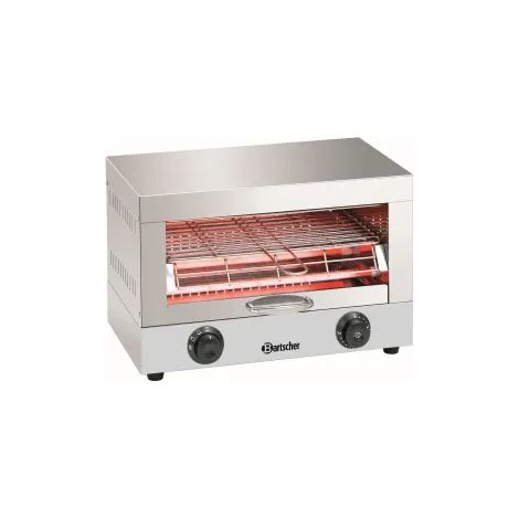 Appareil inox quartz à toaster, gratiner, 1 niveau, 1700 W, 220 V - MONO