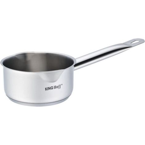 Saucepan - Acier Inoxydable 18/10 - Fond 5 Couches Épaisseur 6 mm - Compatible Induction - Diamètre 14 cm - 1 Pièce