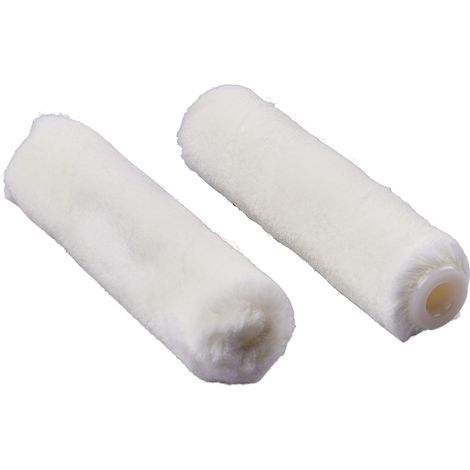 2pc 4" Extra Short Pile (4mm) Roller Sleeve - Mohair - G4440 (1/3)